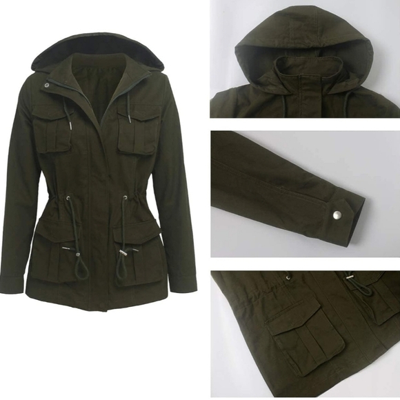 love tree jacket hooded  light weight - Picture 3 of 7